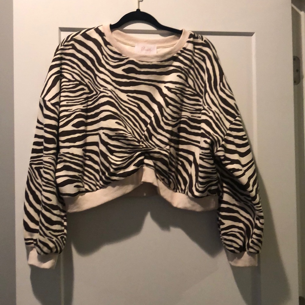 Cropped sweatshirt